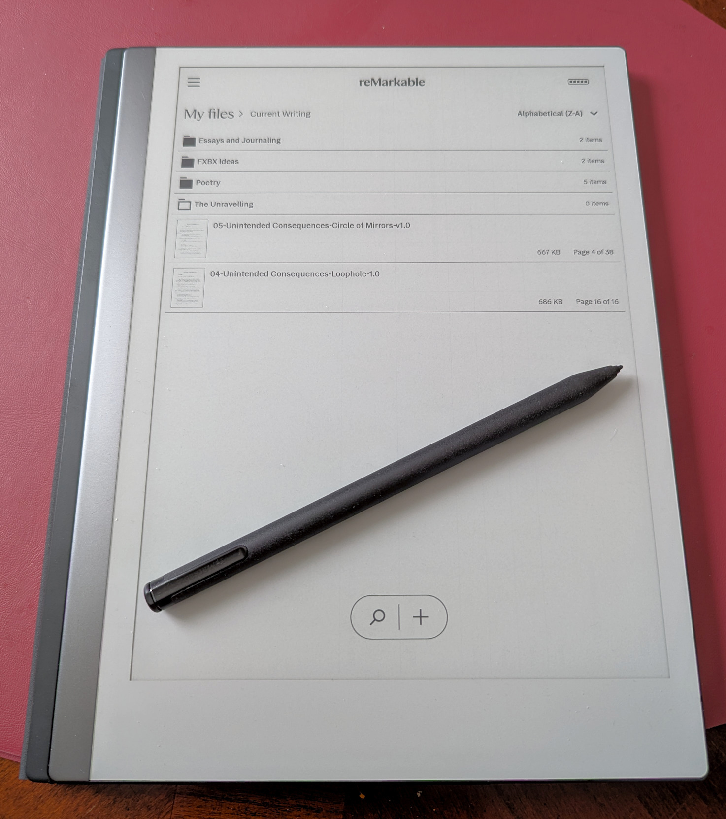 drafting notepad